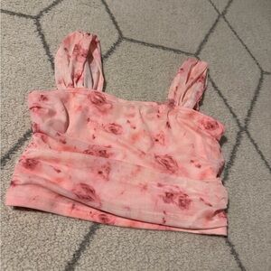 SHEIN Floral Pink Women's Top